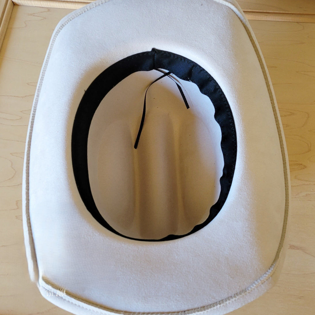 Turquoise Navajo Turq Slab Leather Band + Choice of Boho Hat 985q