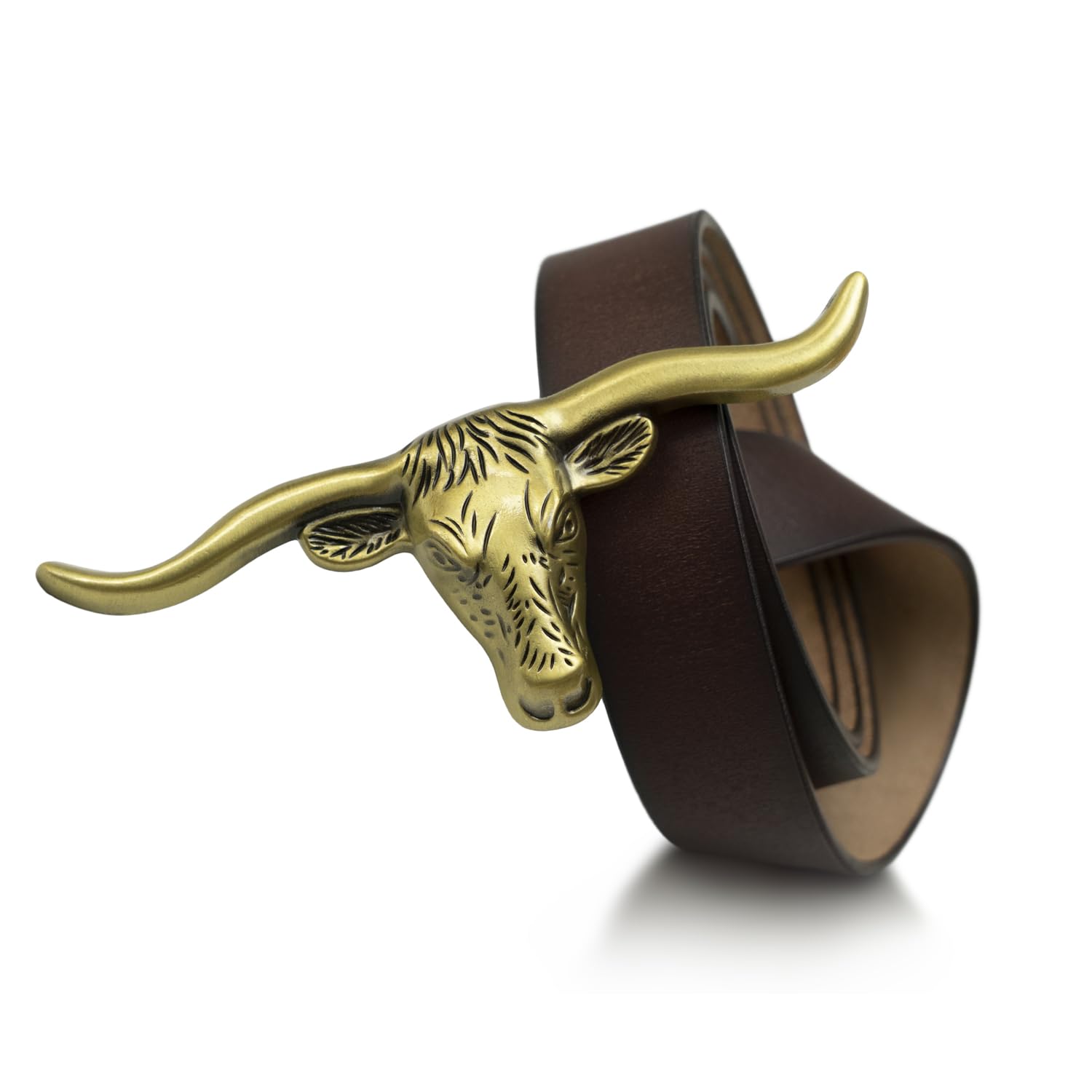 Signature Longhorn Western Leather Belt for Women